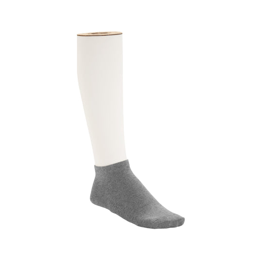 Cotton Sole Sneaker Socks Women Gray Melange 2pk