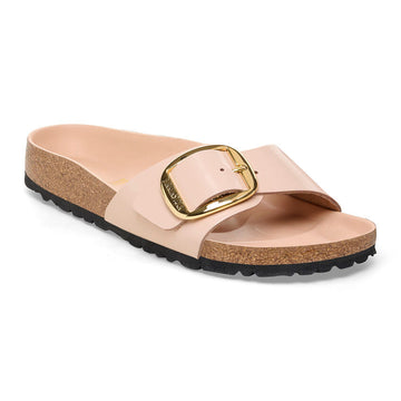 Madrid Big Buckle: High Shine Beige