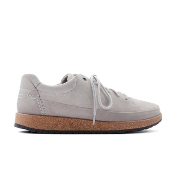 Honnef Low Whale Gray Suede Leather