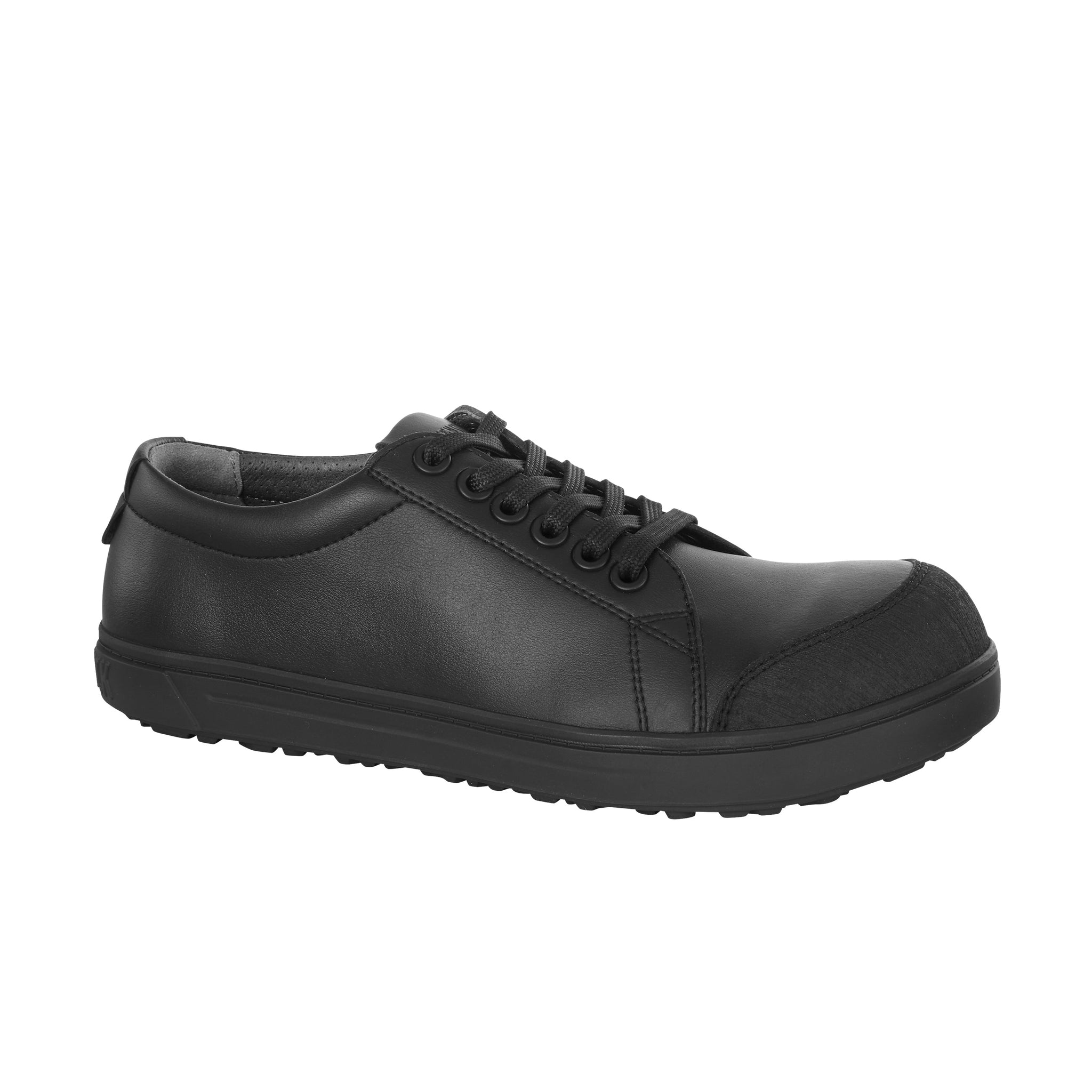 QS 500 Steel Cap Black Microfiber